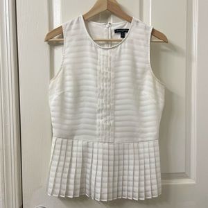 Banana Republic sleeveless peplum blouse